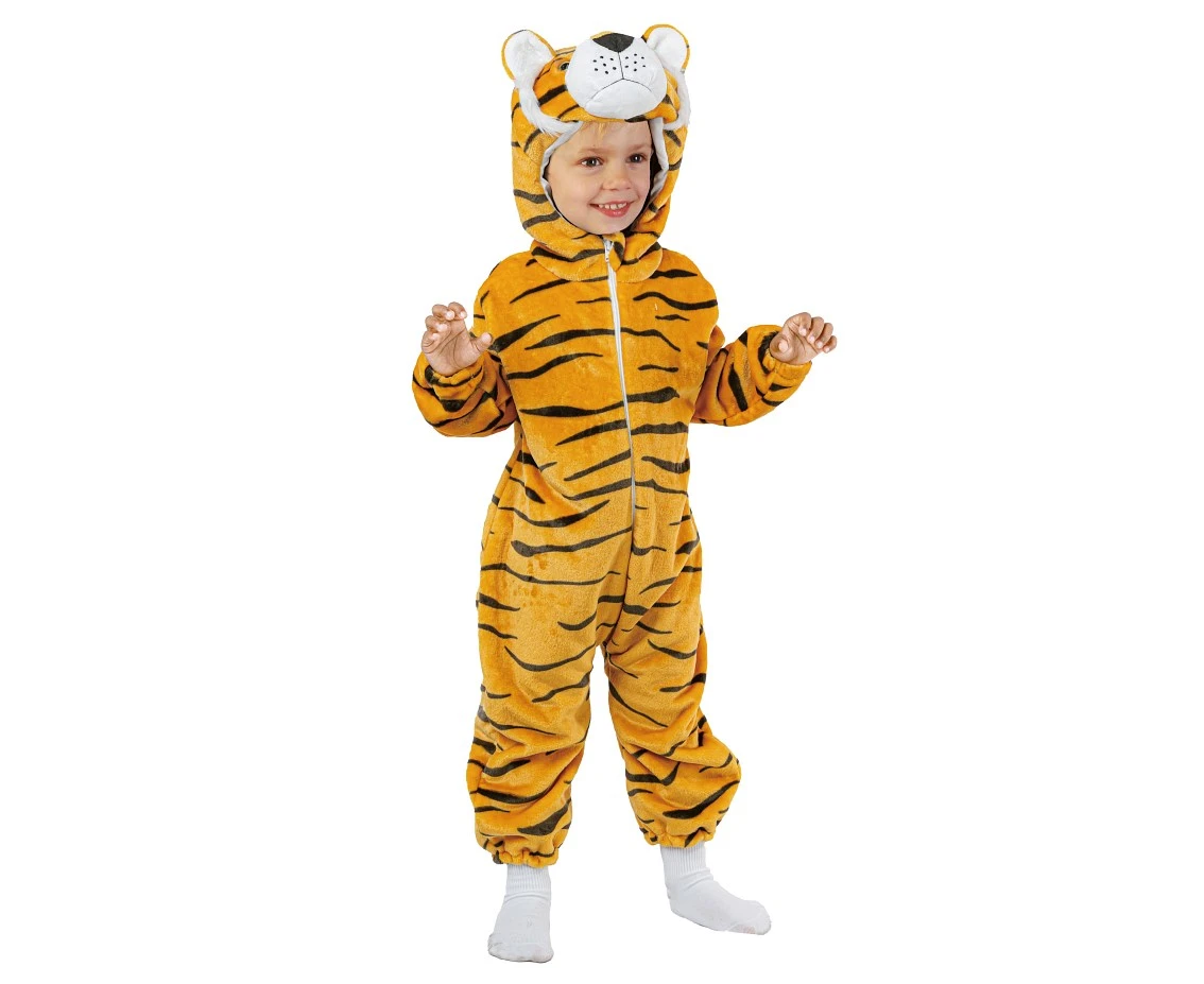 Costume for child Tiger (hooded jumpsuit), size 92/104 cm